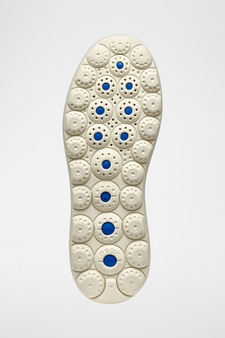 Baskets en cuir Spherica - Blanc et bleu clair