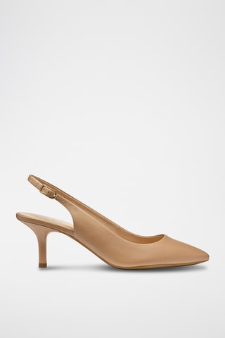 Escarpins en cuir de mouton Kleopy - Beige