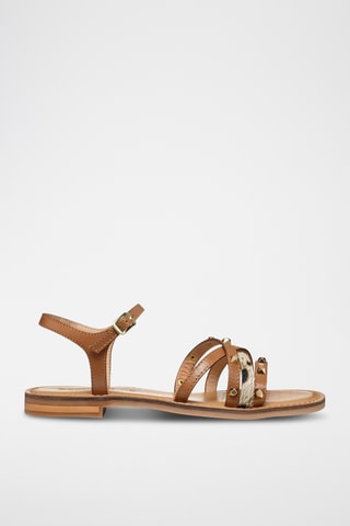 Sandales en cuir Maddalusiac - Camel
