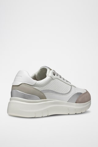 Baskets Plummery - Blanc et marron