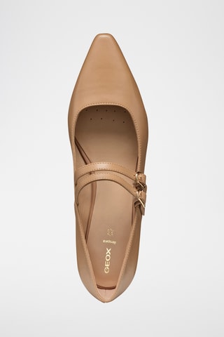 Babies en cuir de mouton Giselda - Beige