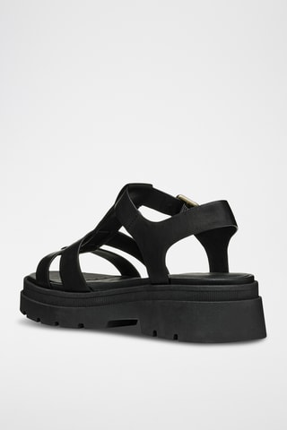 Sandales en cuir de veau Adacter - Noir