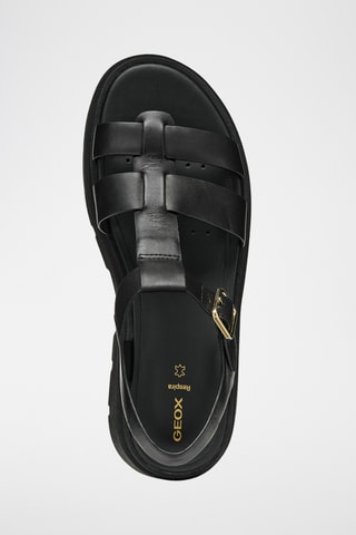 Sandales en cuir de veau Adacter - Noir