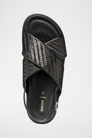 Sandales en cuir de chèvre Adelash - Noir