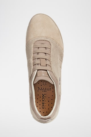 Zapatillas de piel Nebula - Beige y topo claro