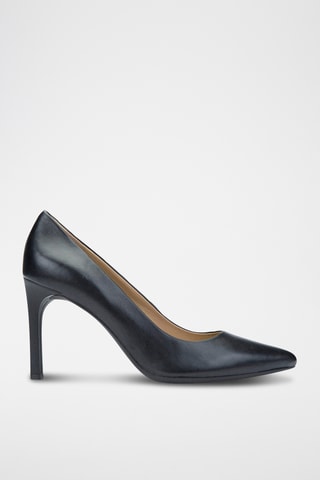 Escarpins en cuir nappa Faviola - Noir