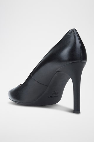 Escarpins en cuir nappa Faviola - Noir