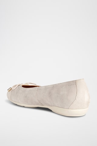 Ballerines en cuir Annytah - Beige