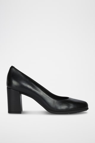Escarpins en cuir nappa Annya - Noir