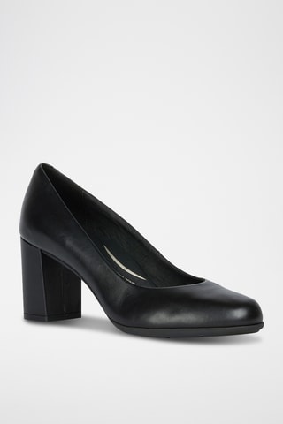 Escarpins en cuir nappa Annya - Noir