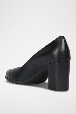 Escarpins en cuir nappa Annya - Noir