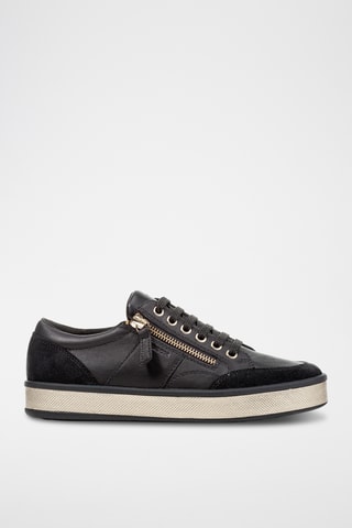 Baskets en cuir Leelu - Noir