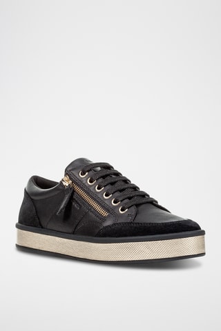 Baskets en cuir Leelu - Noir
