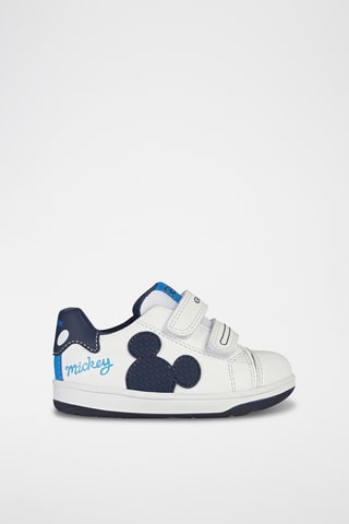 Baskets en cuir Mickey DisneyFlick - Blanc