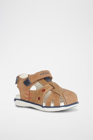 Sandales en cuir Delhi - Marron
