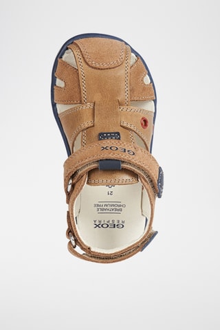 Sandales en cuir Delhi - Marron