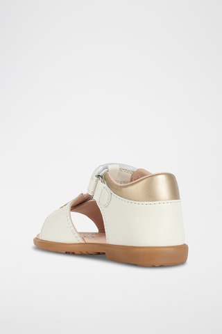 Sandales en cuir Verred - Ivoire