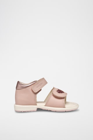Sandales en cuir nappa Verred - Rose