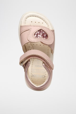 Sandales en cuir nappa Verred - Rose