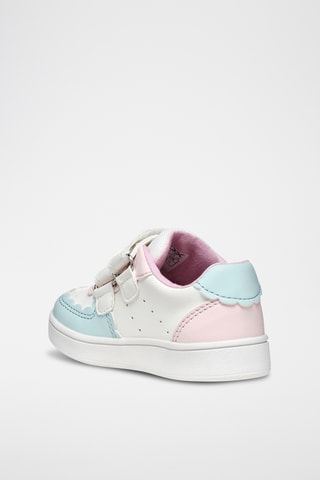 Baskets Eclyper - Blanc et turquoise