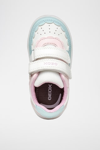 Baskets Eclyper - Blanc et turquoise