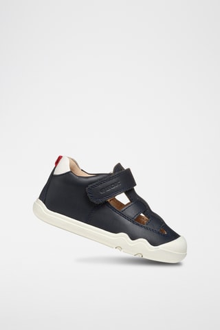 Sandales en cuir nappa Steppieup - Bleu marine