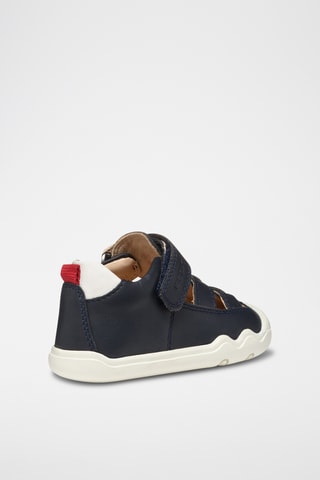 Sandales en cuir nappa Steppieup - Bleu marine