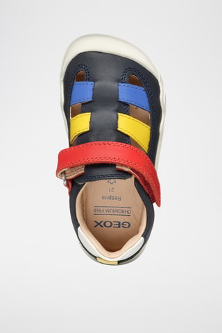 Sandales en cuir nappa Steppieup - Bleu marine
