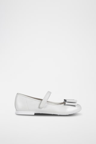 Ballerines en cuir nappa Plie’ - Blanc