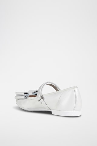 Ballerines en cuir nappa Plie’ - Blanc