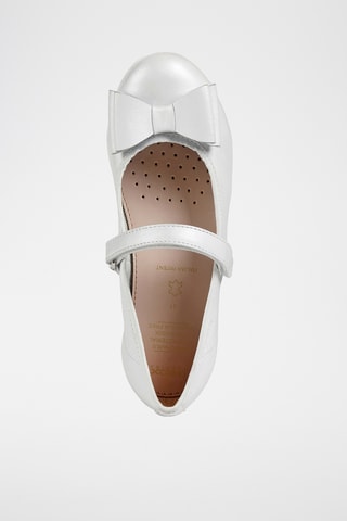 Ballerines en cuir nappa Plie’ - Blanc