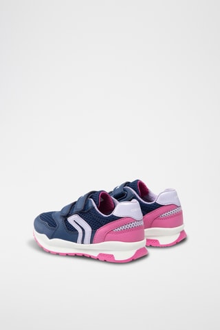 Baskets Pavel - Bleu marine et fuchsia