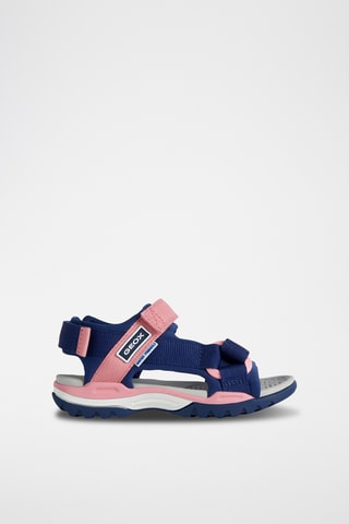 Sandales Borealis - Bleu marine et corail