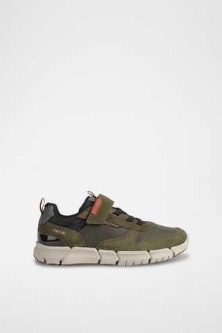 Baskets en nubuck Flexyper - Kaki