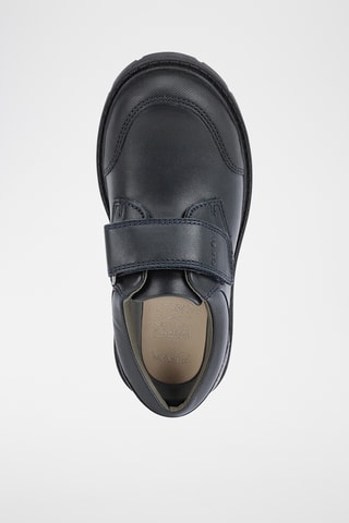 Derbys en cuir nappa Shaylax - Bleu marine