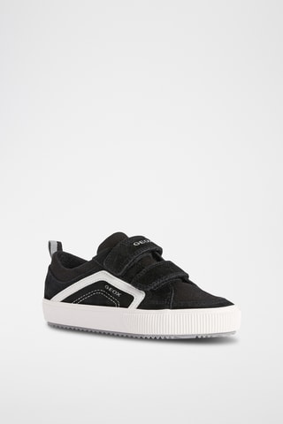 Baskets en nubuck Alonisso - Noir et blanc