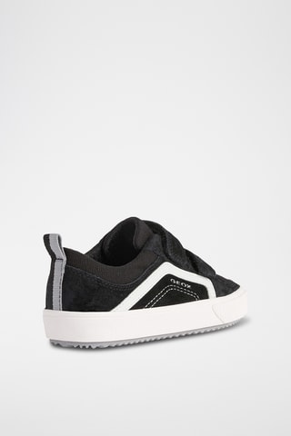 Baskets en nubuck Alonisso - Noir et blanc