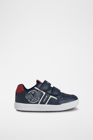 Baskets Arzach - Bleu marine et rouge