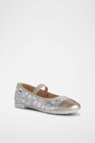 Bailarinas de piel caprina Plie' - Beige
