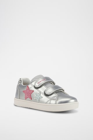 Baskets Kathe - Gris clair et rose