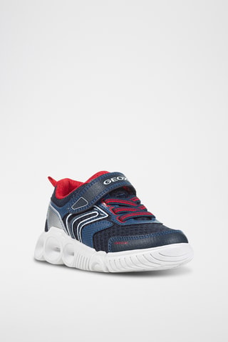 Baskets Wroom - Bleu marine et rouge