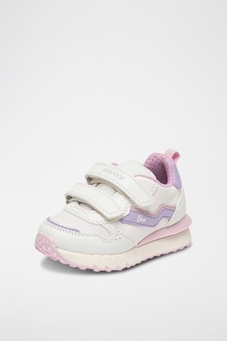 Baskets Fastics - Blanc et mauve