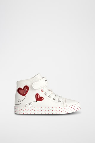 Baskets montantes Ciak - Blanc et rouge