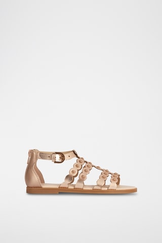 Sandales en cuir Karly - Doré rose