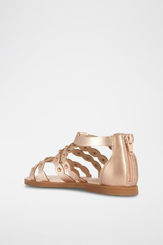 Sandales en cuir Karly - Doré rose