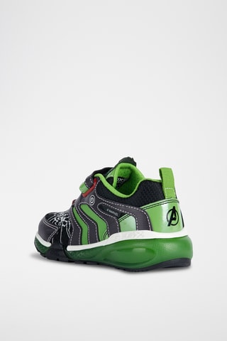Baskets Hulk Avengers Marvel - Noir et vert foncé
