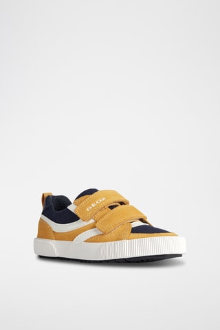 Baskets en nubuck Alphabeet - Jaune