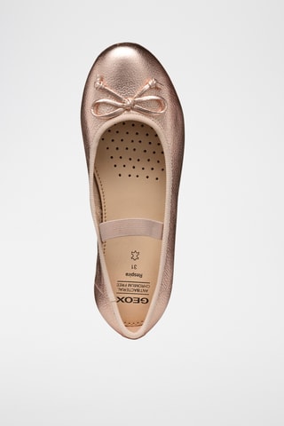 Babies en cuir Plie - Vieux rose