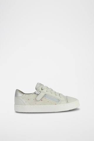 Baskets en cuir de chèvre nubuck Kilwi - Blanc