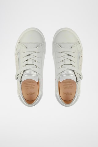 Baskets en cuir de chèvre nubuck Kilwi - Blanc